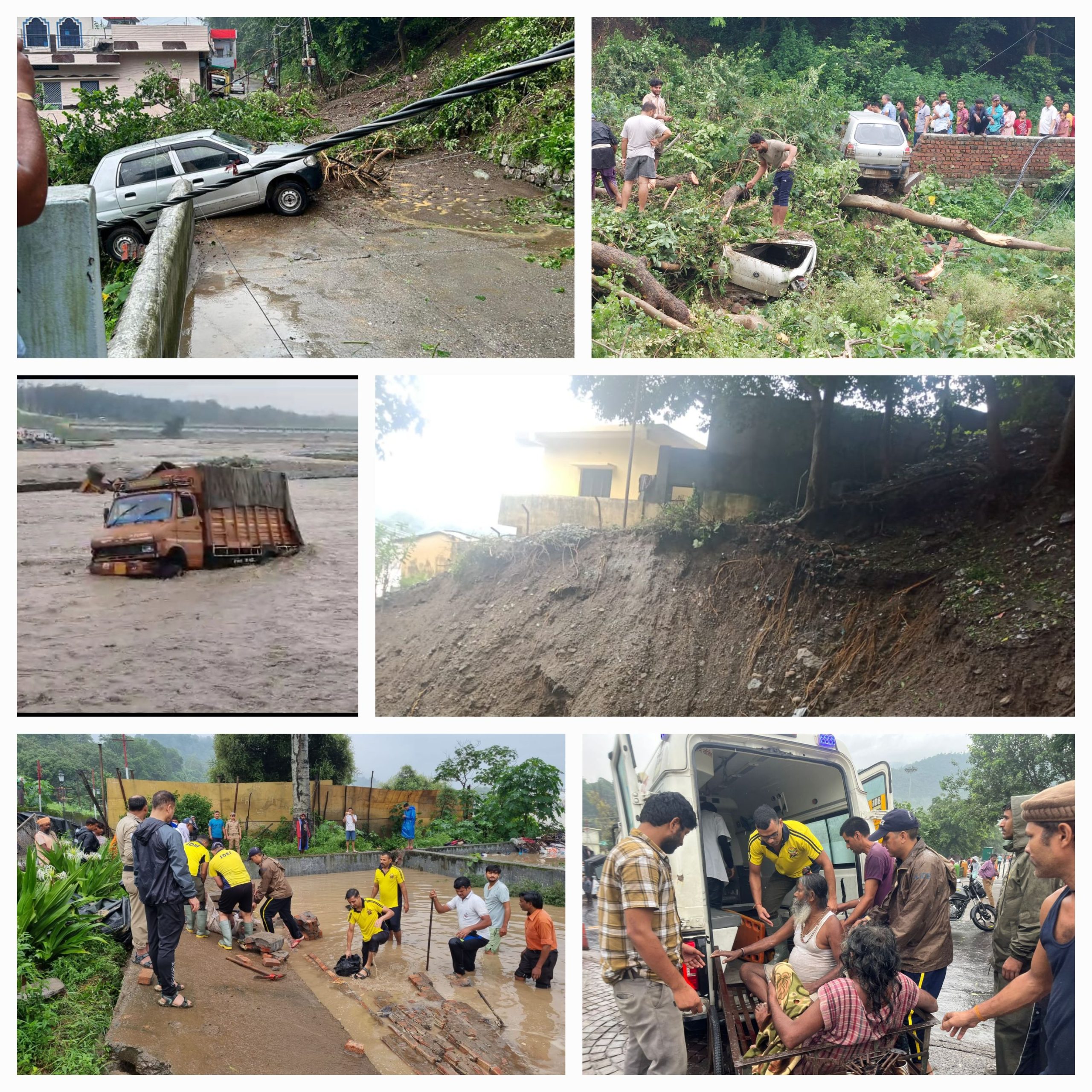 बारिश ने ऋषिकेश में मचाई भारी तबाही, एक बाबा की मौत। ऋषिकेश टिहरी मार्ग भद्रकाली के पास बंद तो ऋषिकेश बद्रीनाथ मार्ग स्थित गूलर पुल एक साइड से टूटा। 