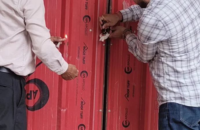 अवैध निर्माण पर एमडीडीए की सख्ती, बिना मानचित्र निर्माण को किया सील