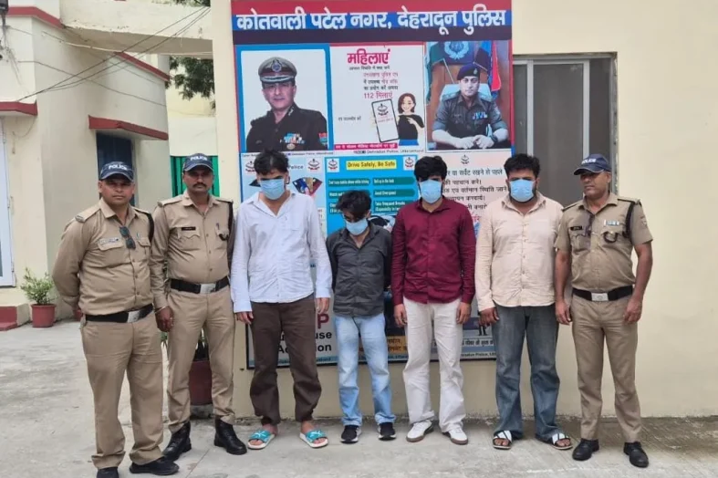 पटेलनगर में फायरिंग और मारपीट मामले में चार गिरफ्तार