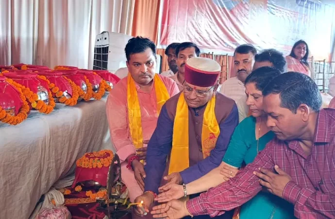 गुरु रविदास जयंती पर भव्य कलश वंदन कार्यक्रम, सामाजिक समरसता का दिया संदेश