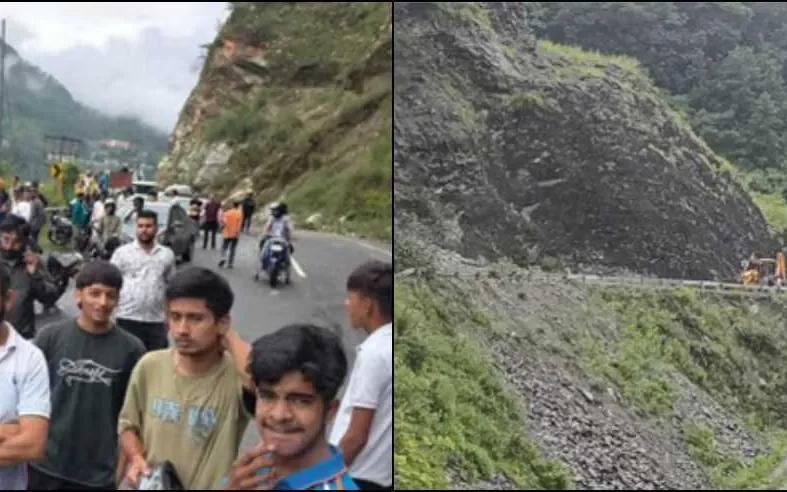 चमोली में बारिश का कहर: दो हाईवे भूस्खलन से बंद, बदरीनाथ-हेमकुंड के यात्री फंसे